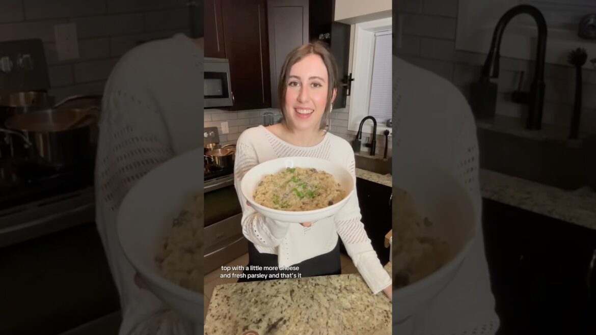 Easy One Pot Mushroom Risotto