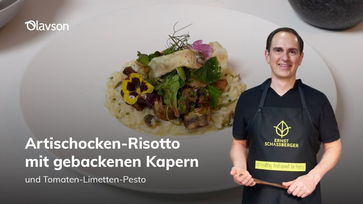 Artischocken-Risotto mit gebackenen Kapern und Tomaten-Limetten-Pesto | Ernst Schassberger