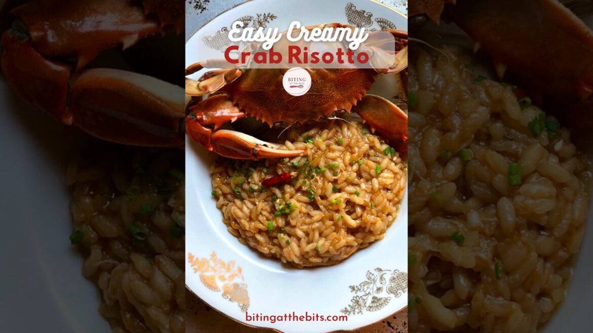 Easy Creamy Crab Risotto Recipe