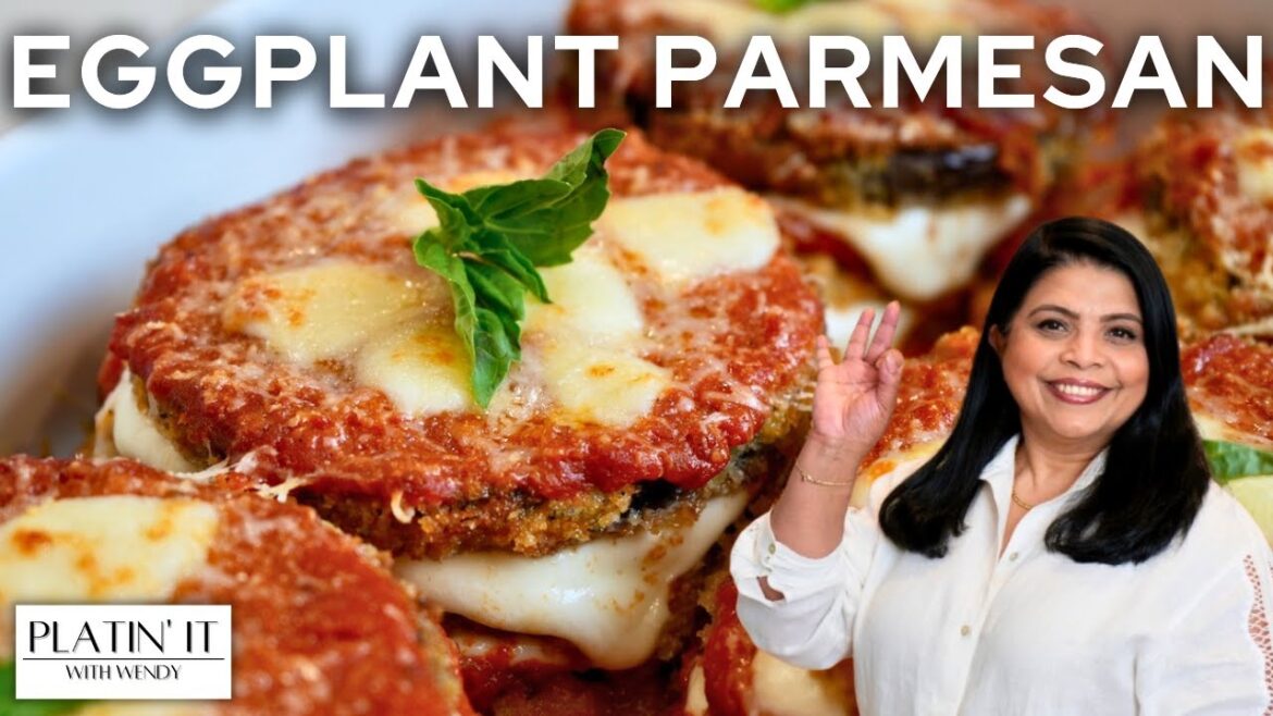 Easy DELICIOUS Eggplant Parmesan