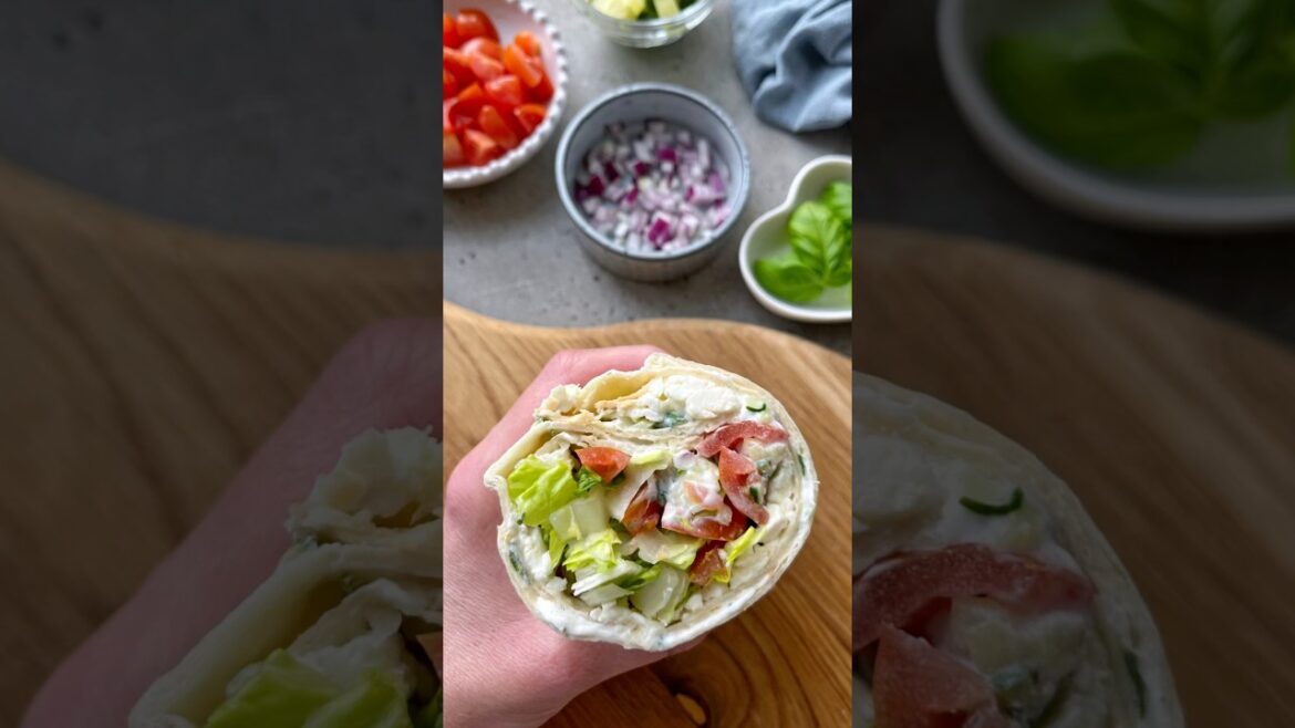 Greek Salad Wrap