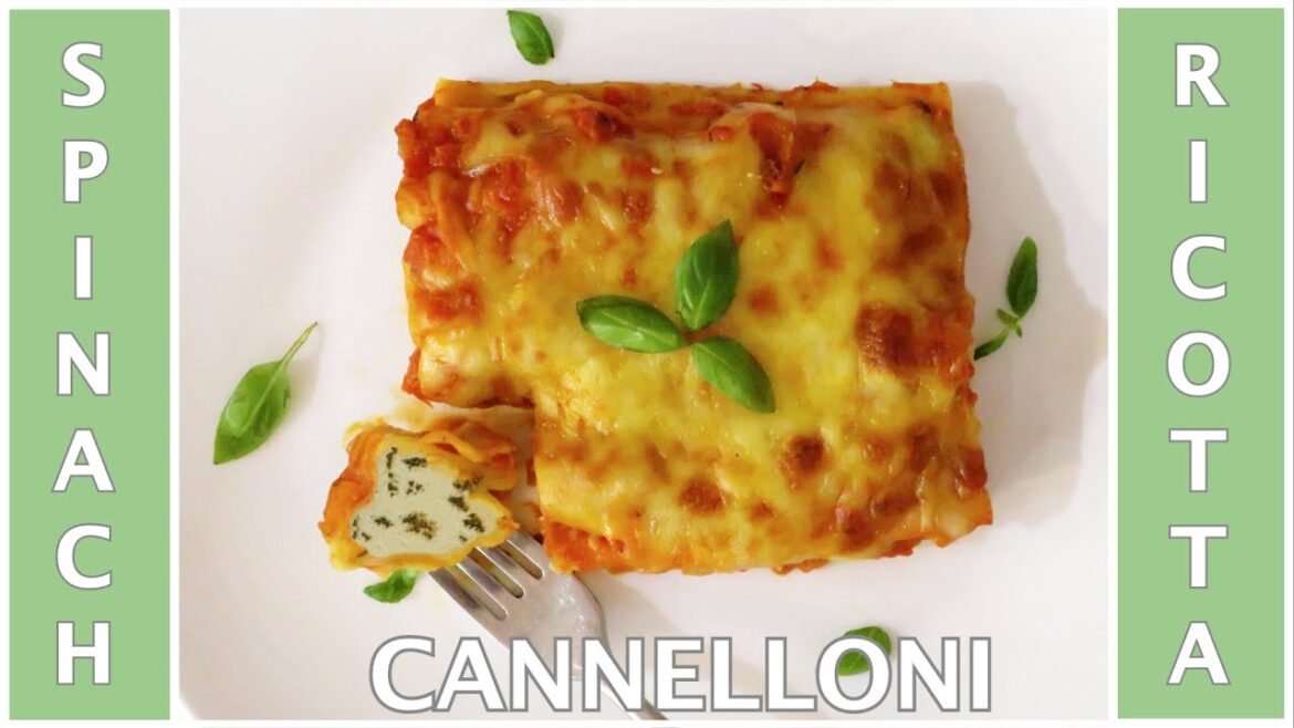 Spinach and Ricotta Cannelloni recipe