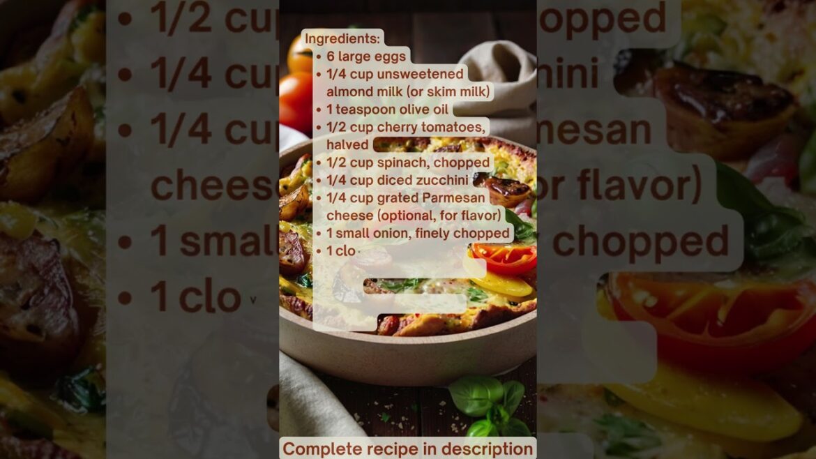 Diabetic Breakfast Recipe – Italian Frittata by What Shall I Cook Diabetic Breakfast Recipe – Italian Frittata by What Shall I Cook