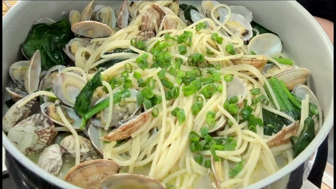Clam pasta spaghetti recipe