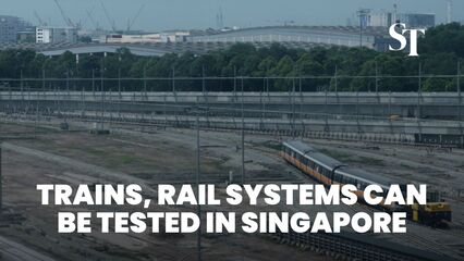 $800m centre opens to test trains and rail systems in Singapore