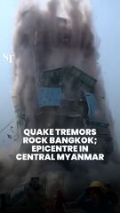 Strong earthquake strikes central Myanmar; panic in Bangkok