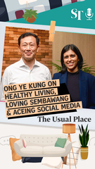 Ong Ye Kung on healthy living, loving Sembawang & aceing social media | The Usual Place Podcast