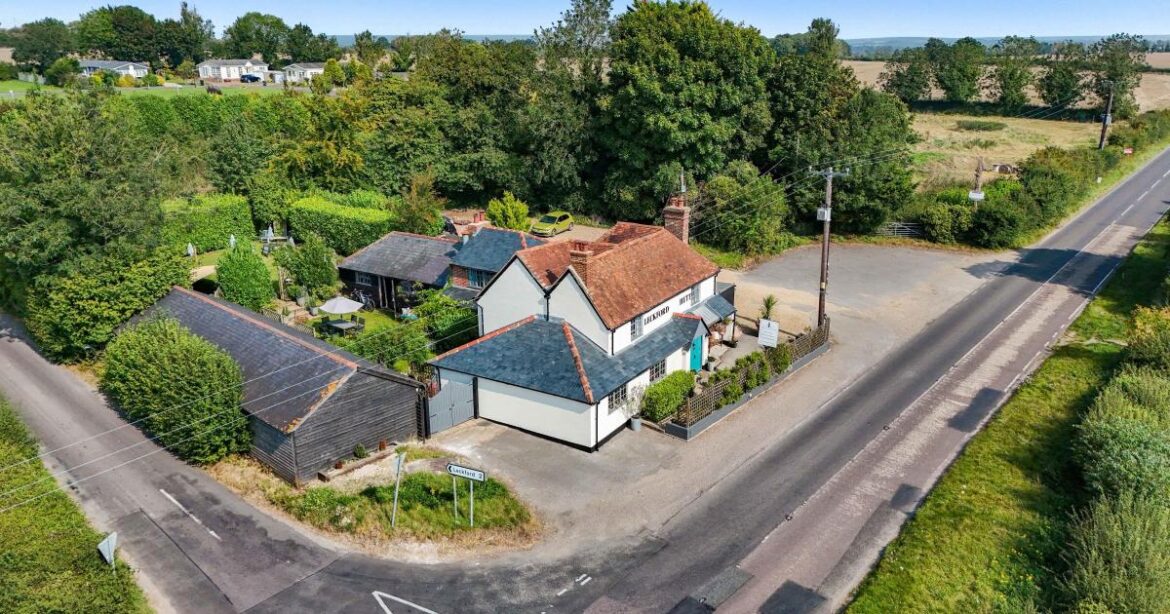 Former Hampshire country pub near Winchester goes on sale