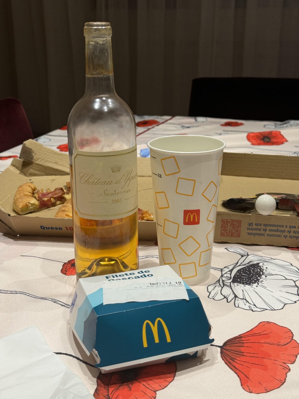 Ran out of wine glasses but had a solid pairing 👌🏼