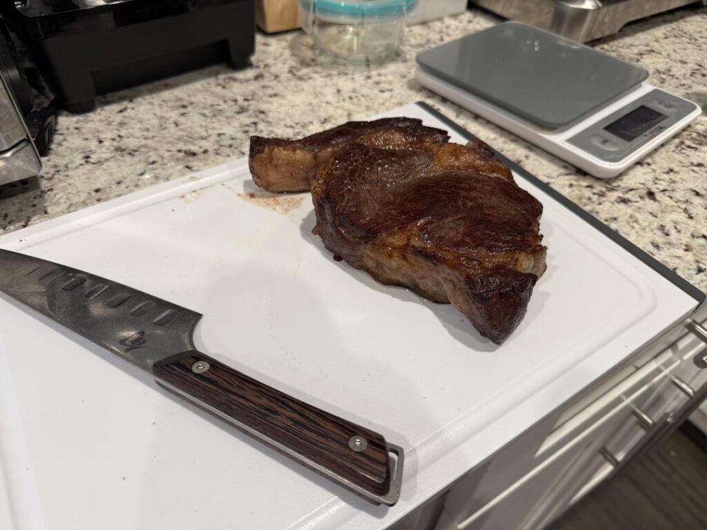 Thanks for the advice last night! This was the dry aged ribeye