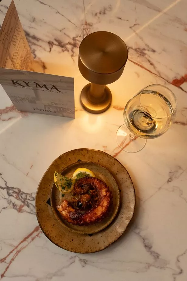 Kyma offers a Mediterranean menu