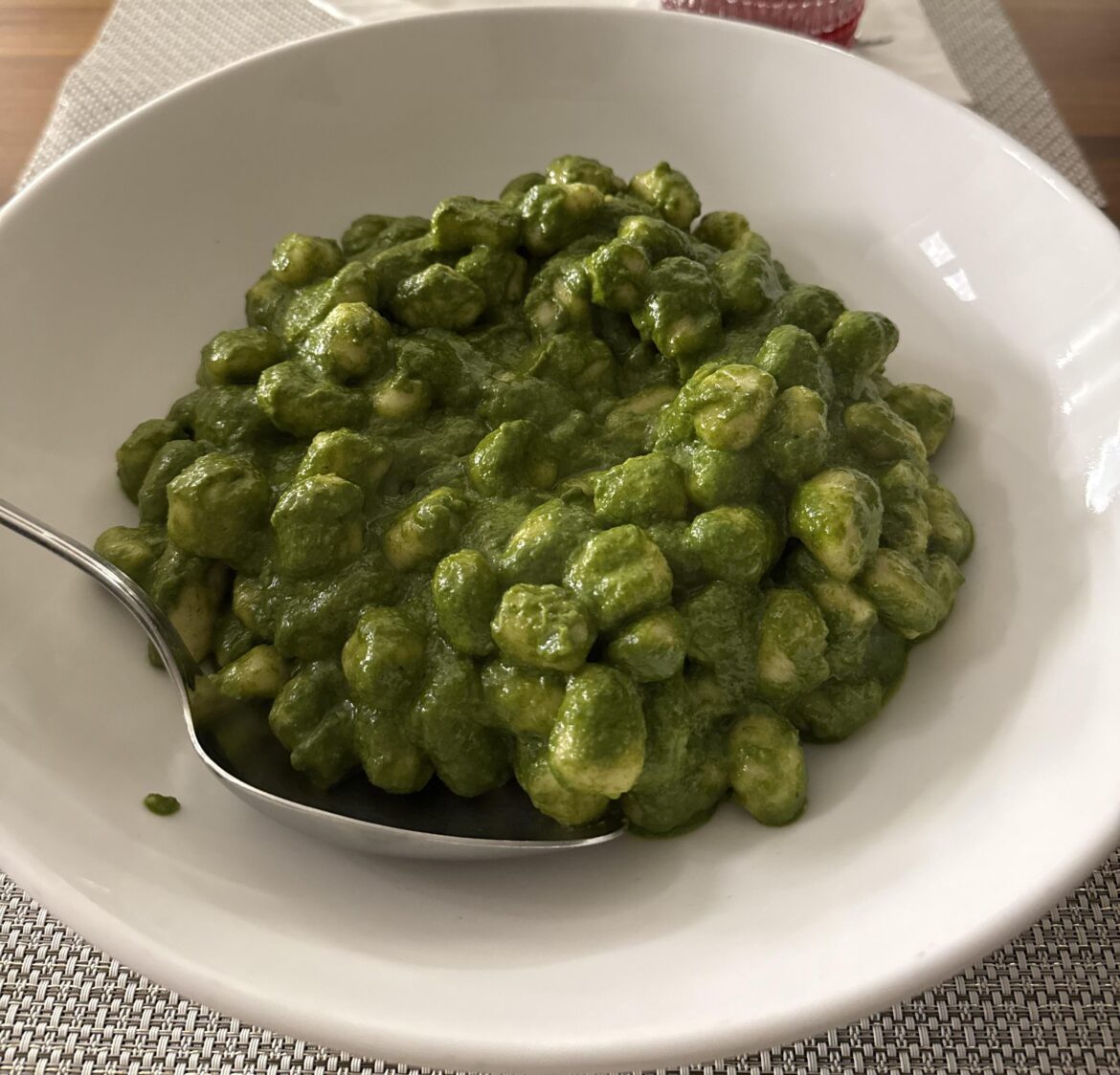 Happy St. Patrick's Day💚🍀Gnocchi with Pesto Sauce 😀