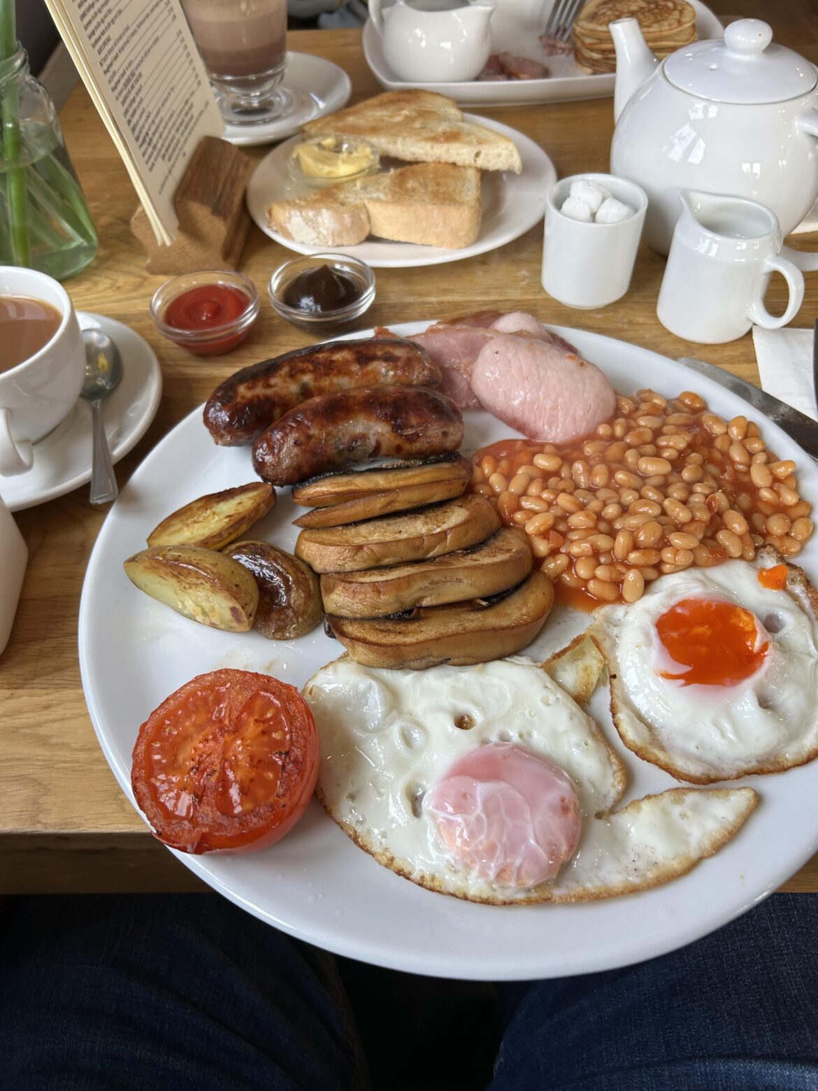 £13.99 Decades cafe Mickleton, Cotswolds.