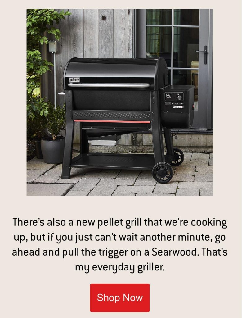 New Weber pellet grill