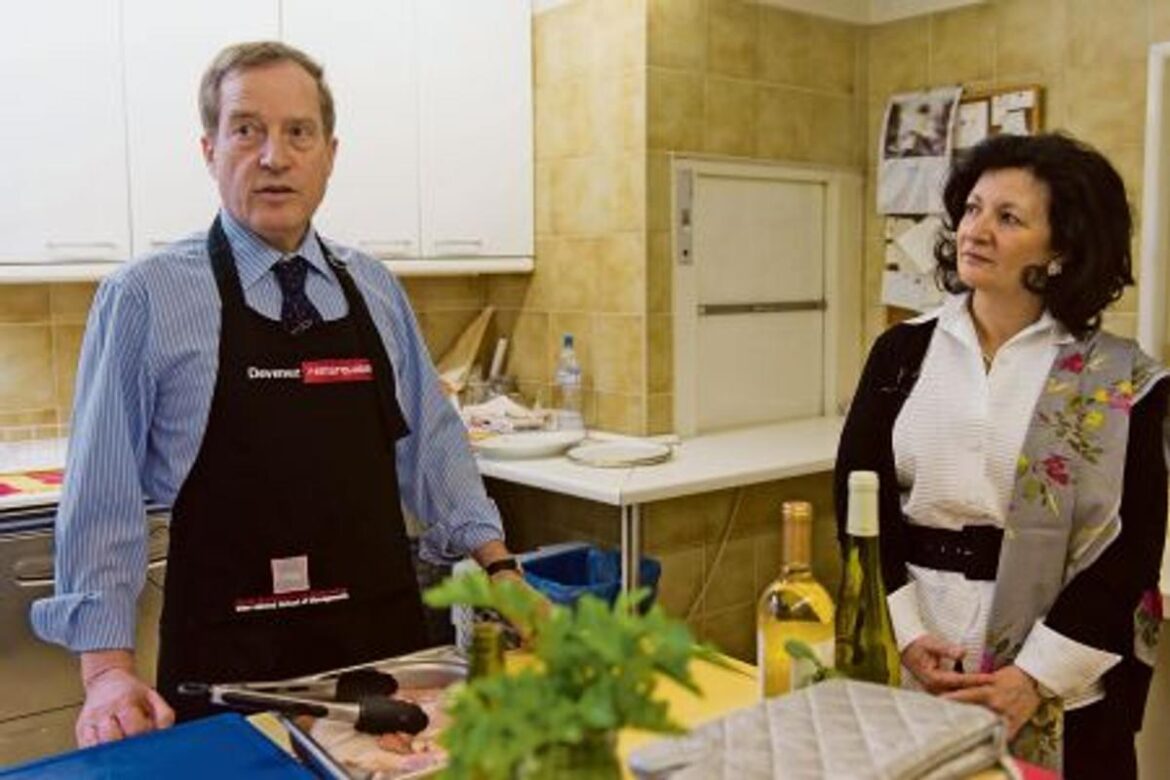 French Ambassador Didier Lopinot and his wife Elisabeth Lopinot selected recipes with history.