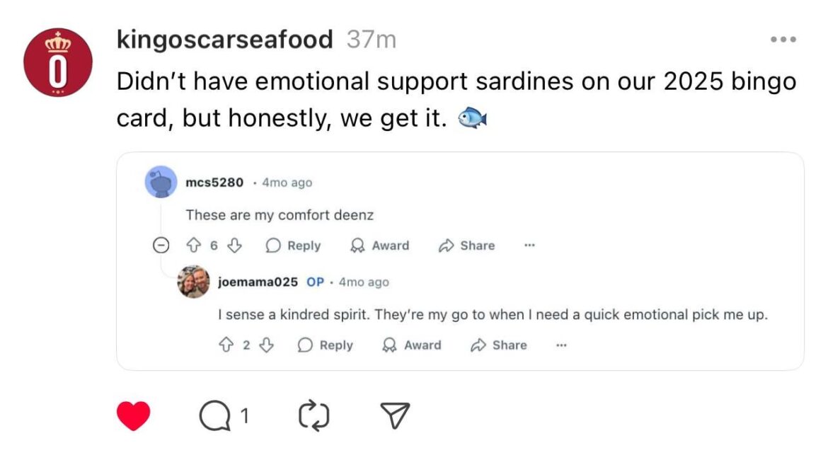 r/CannedSardines mentioned 👀