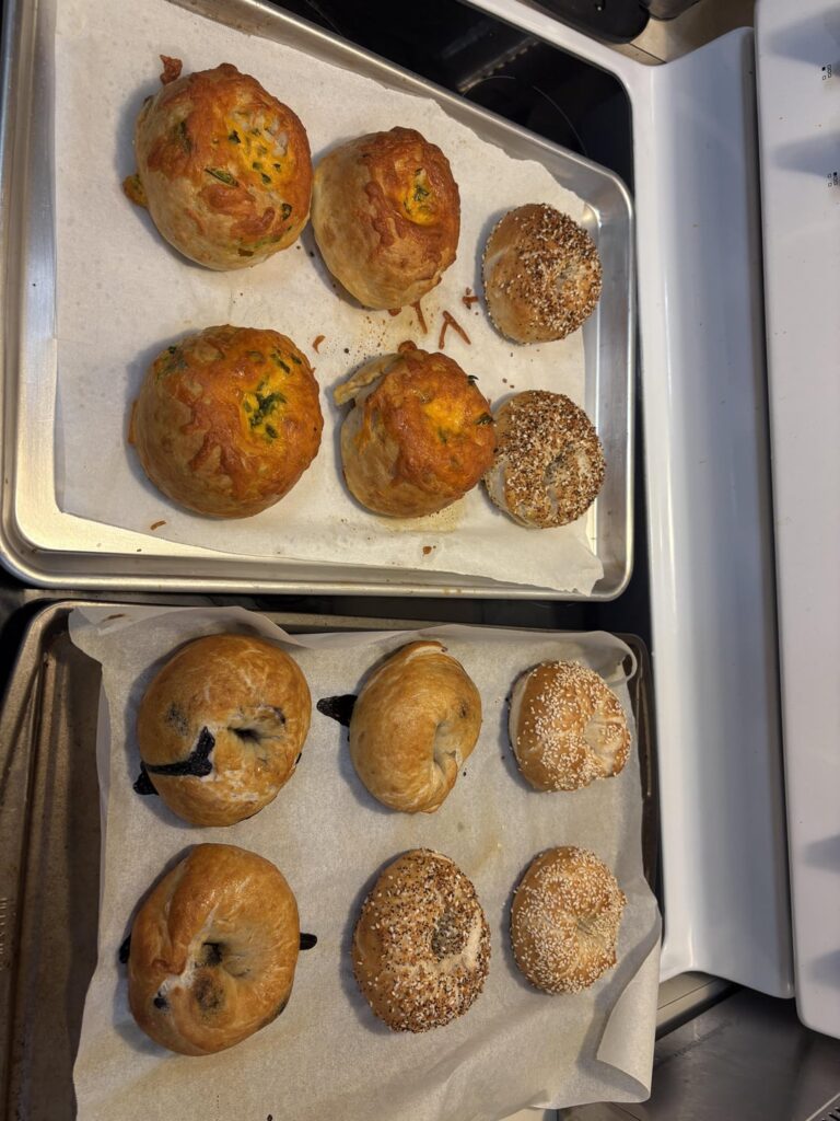 Why’re my bagels so tall ?? it’s giving volcano Why’re my bagels so tall ?? it’s giving volcano