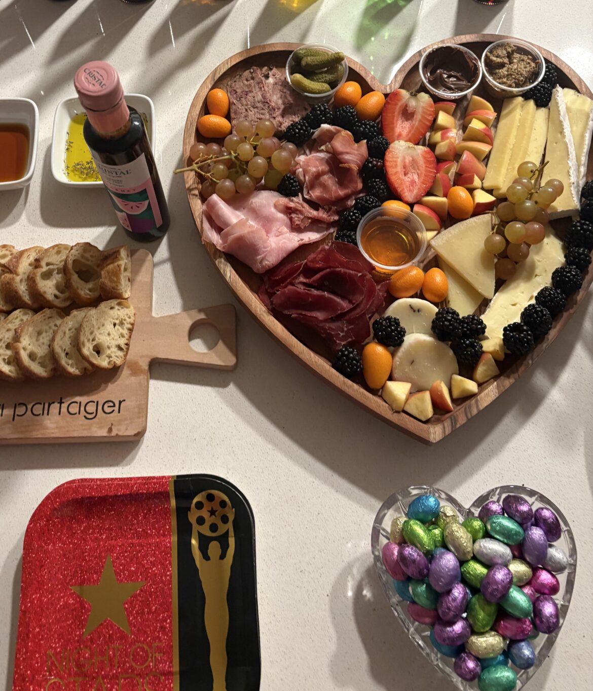 my first attempt at making a charcuterie board