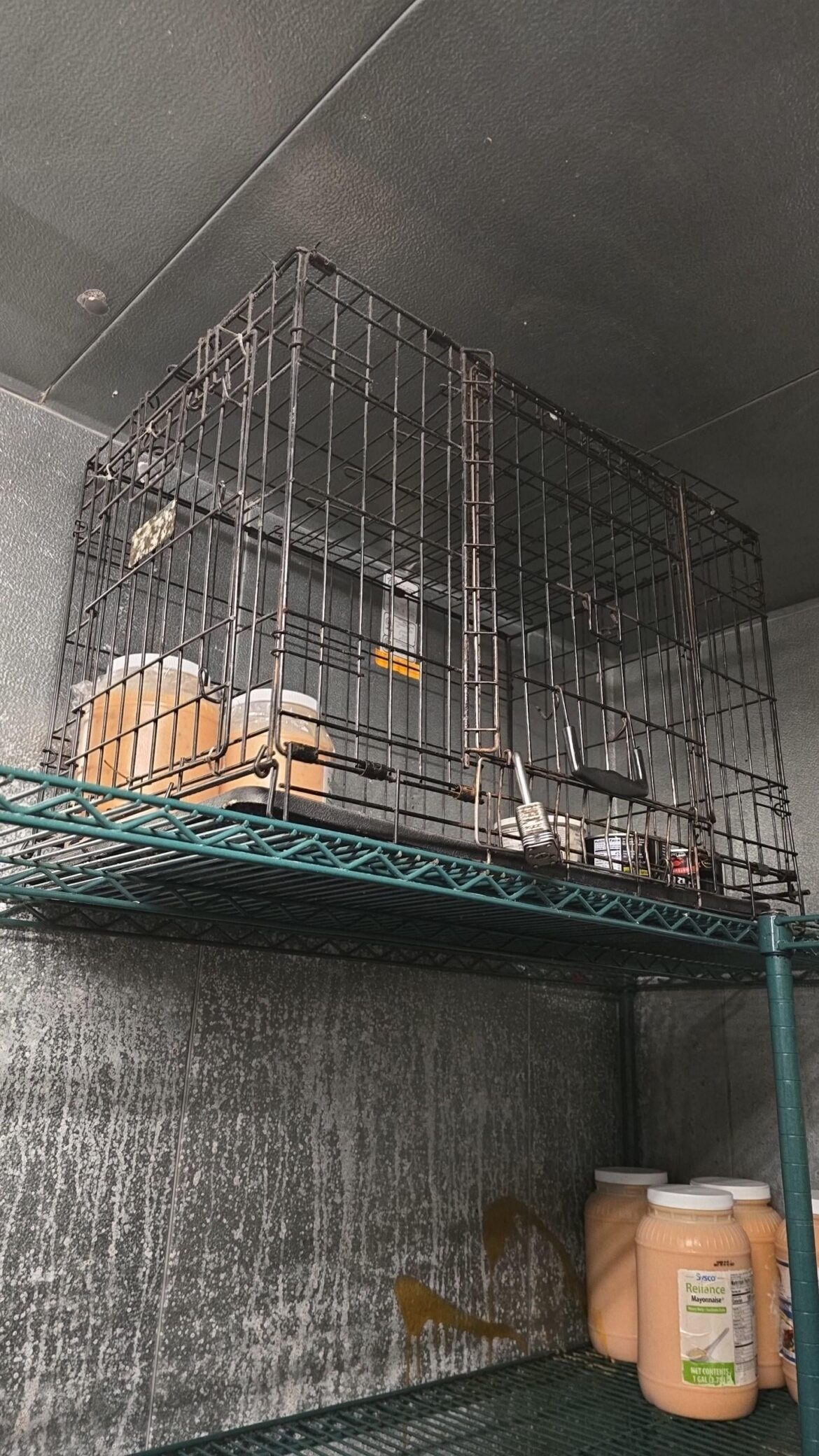 New job locks up their "special spicy mayo"