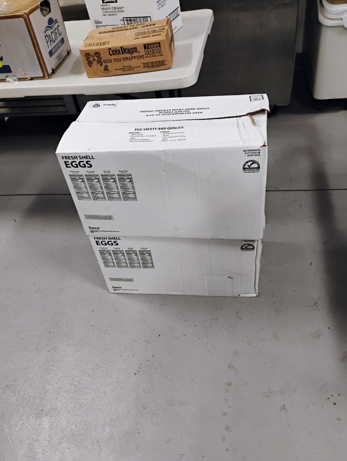 600 dollars worth of eggs