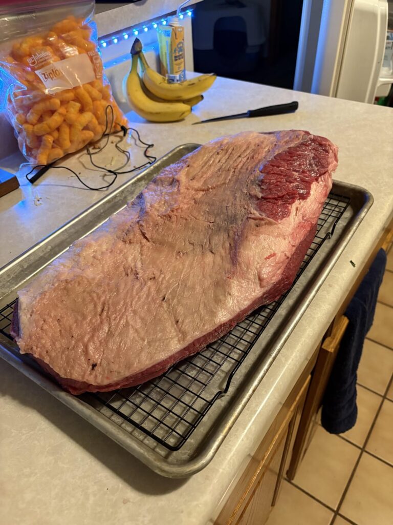 The wife wanted brisket! Who am I to say no!