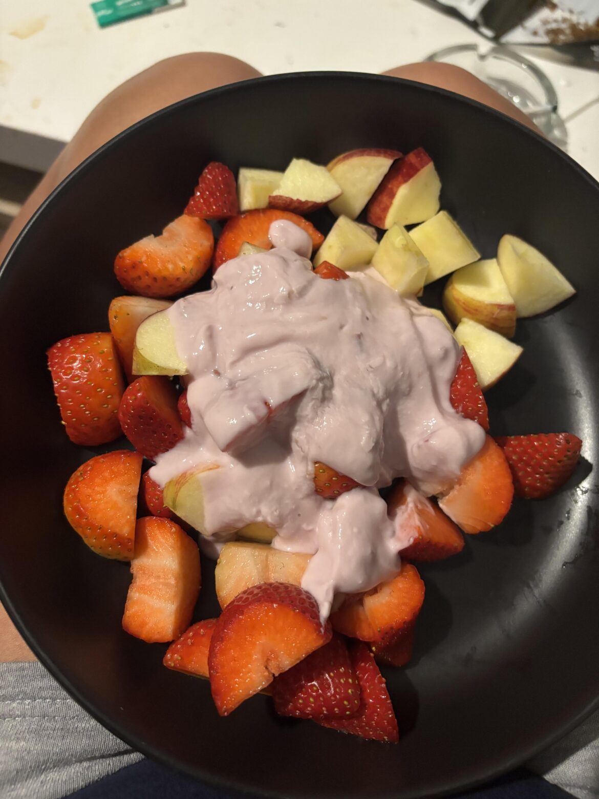 172 cal . Fruit & yoghurt