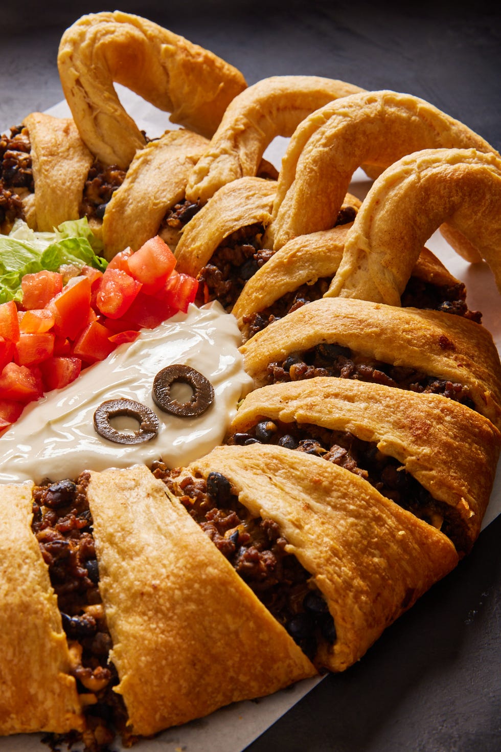 spider taco ring