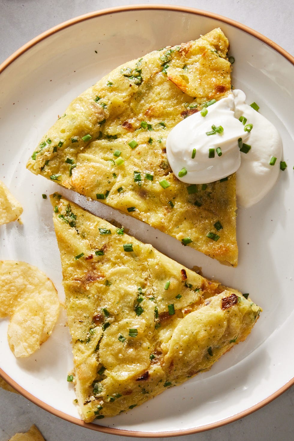 potato chip frittata