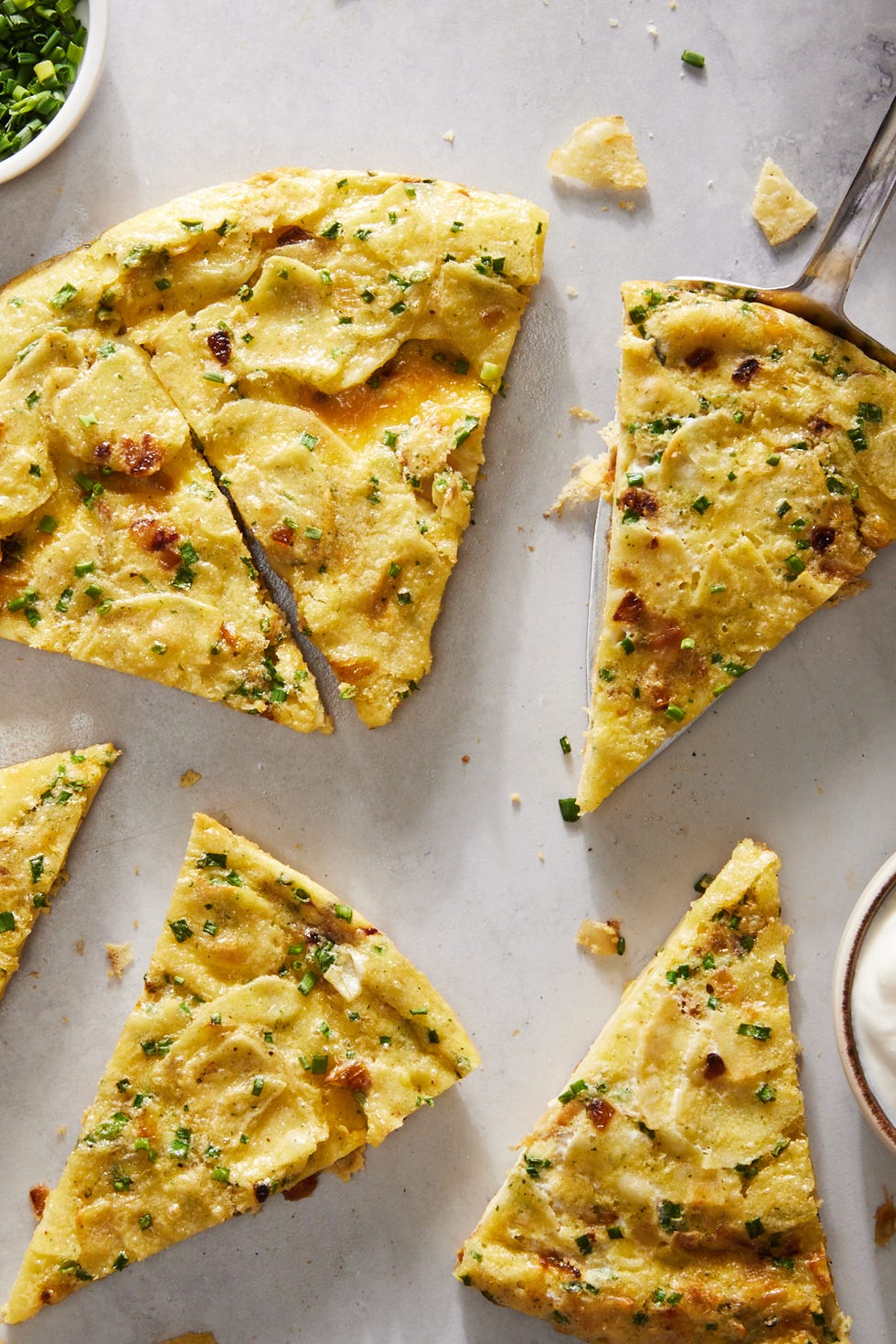 potato chip frittata