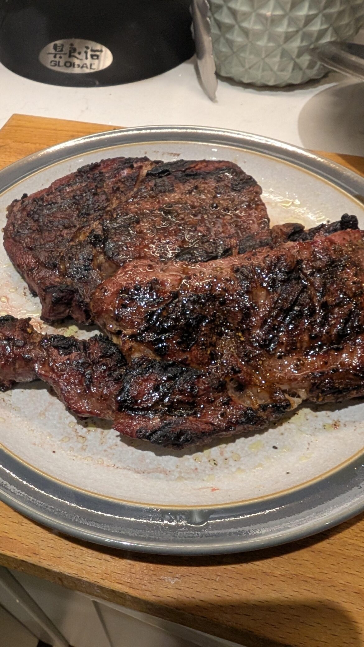 Just a couple of rib eyes from last night