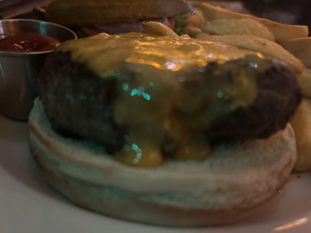 Cheeseburger at Joyce Public House in NYC