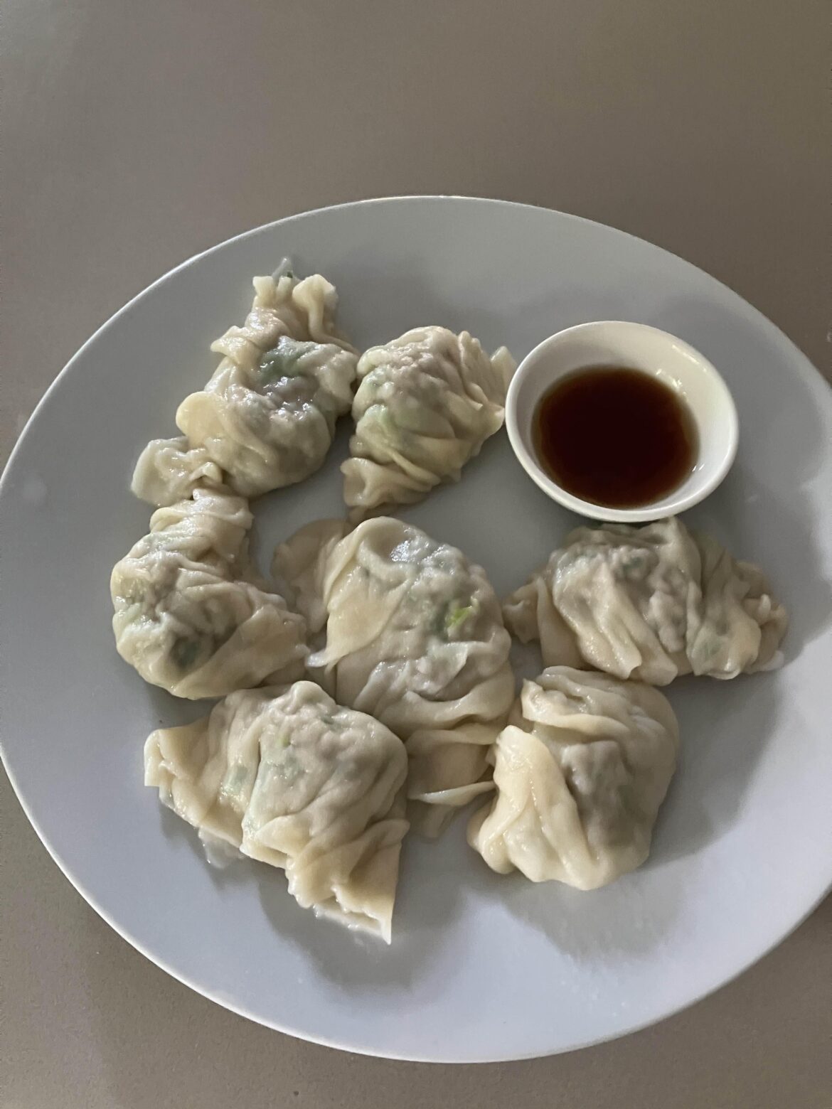 First attempt at dumplings. These were good ones...