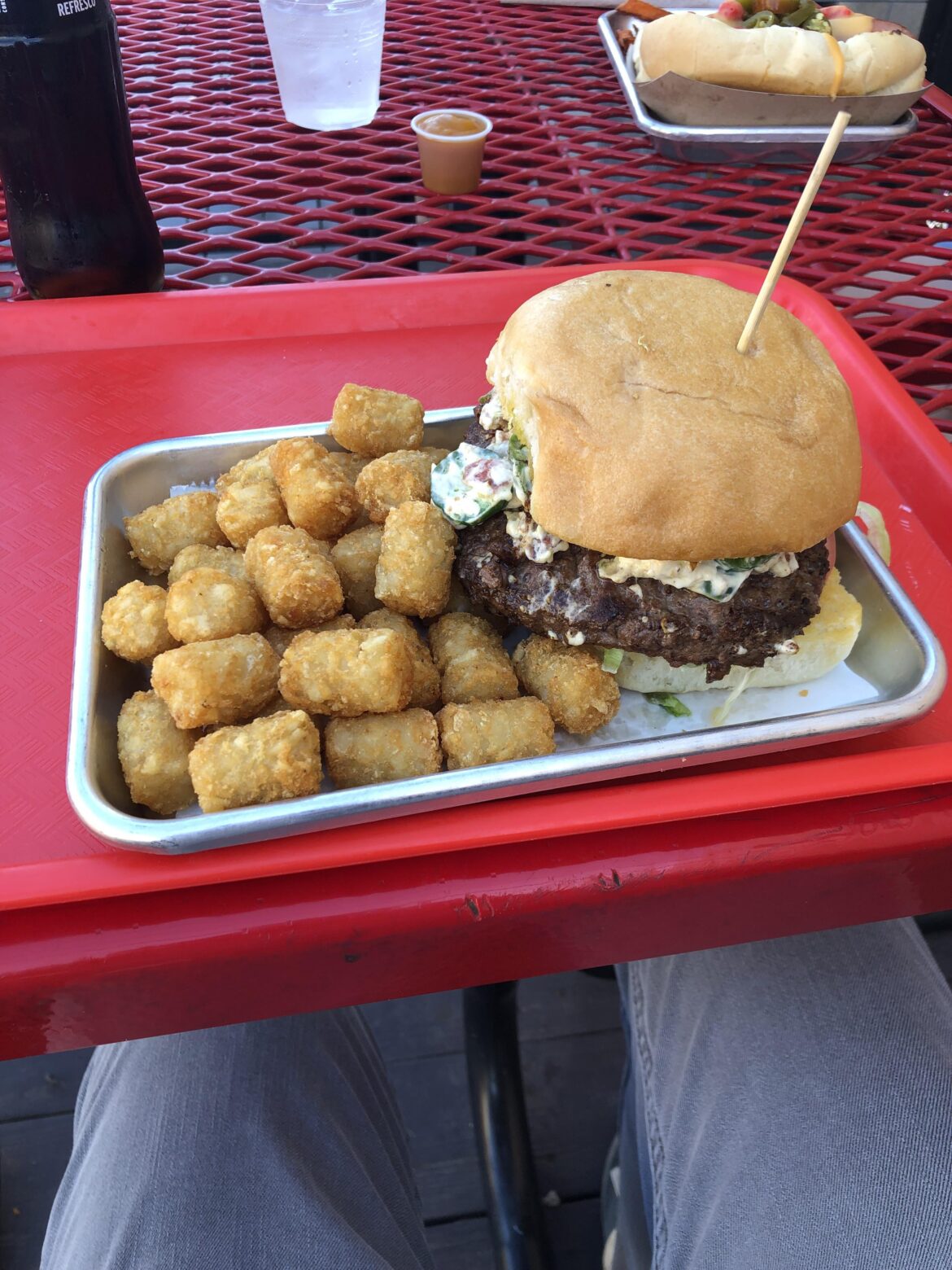 Backyard Burger from The Shack in San Antonio, TX.
