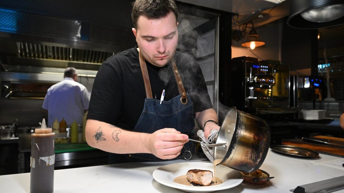 The Sunday lunch at this French bistro is near faultless