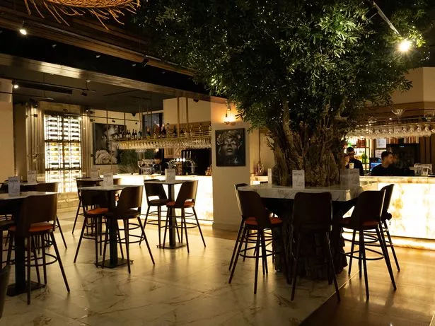 Inside Kyma on South Road