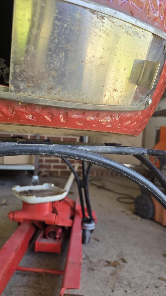 Big Joe not setting in the nest all the way