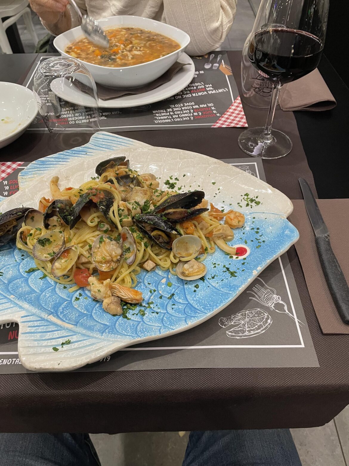 A picture my dad just sent me from Italia. Makes me hungry…