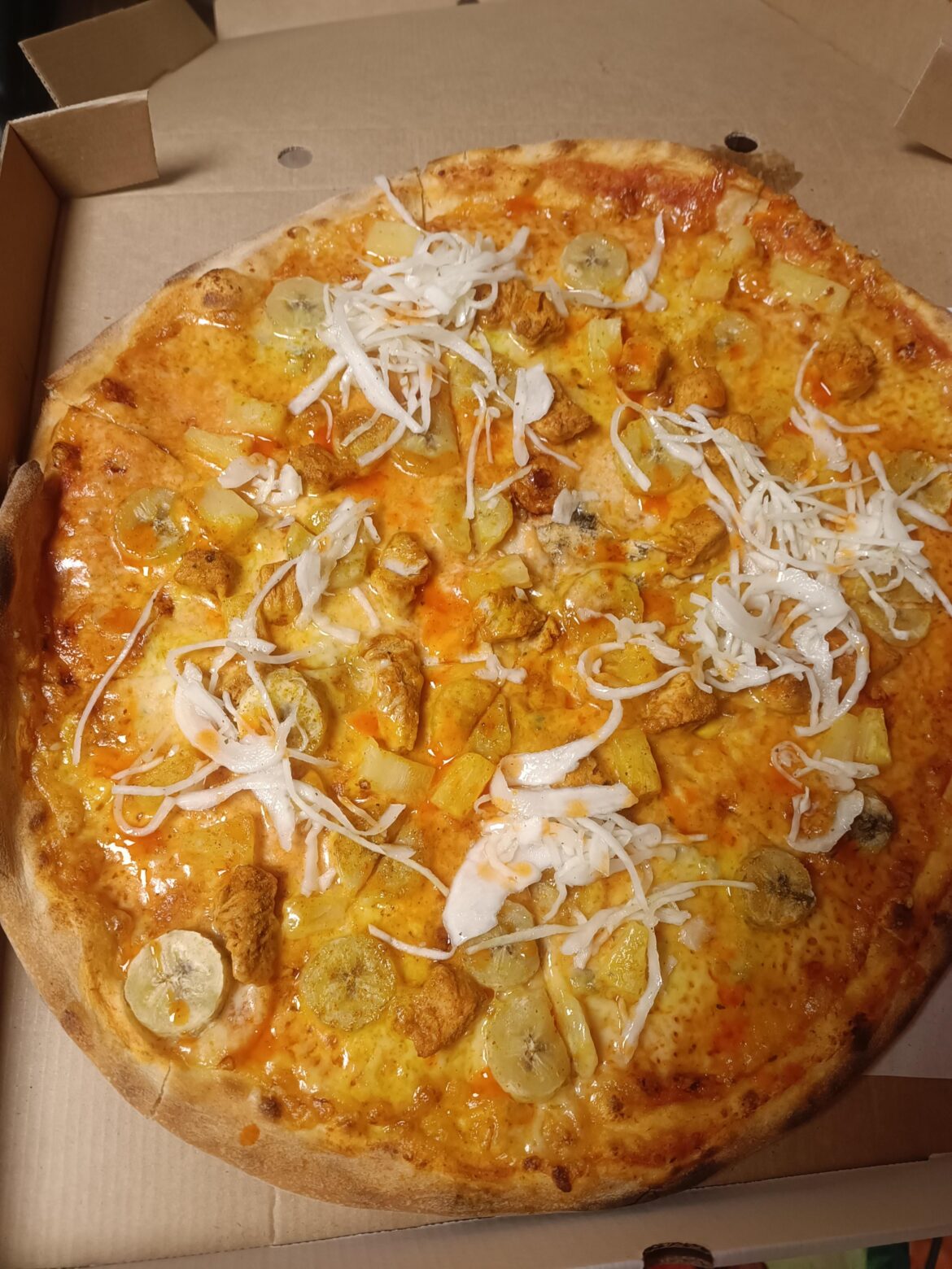 This amazing pizza...