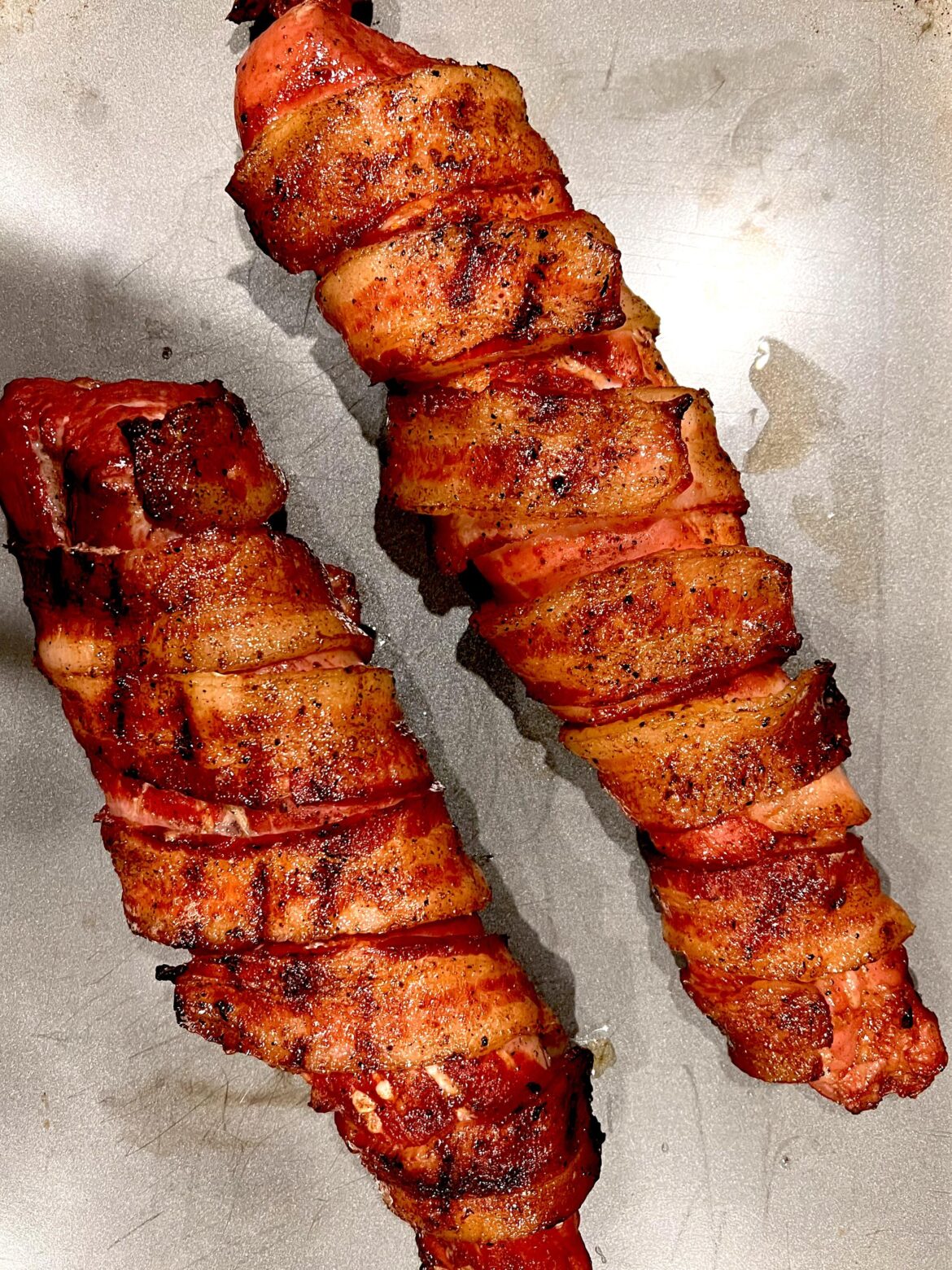 Bacon wrapped pork loin. Who doesn’t like their meat wrapped in meat?