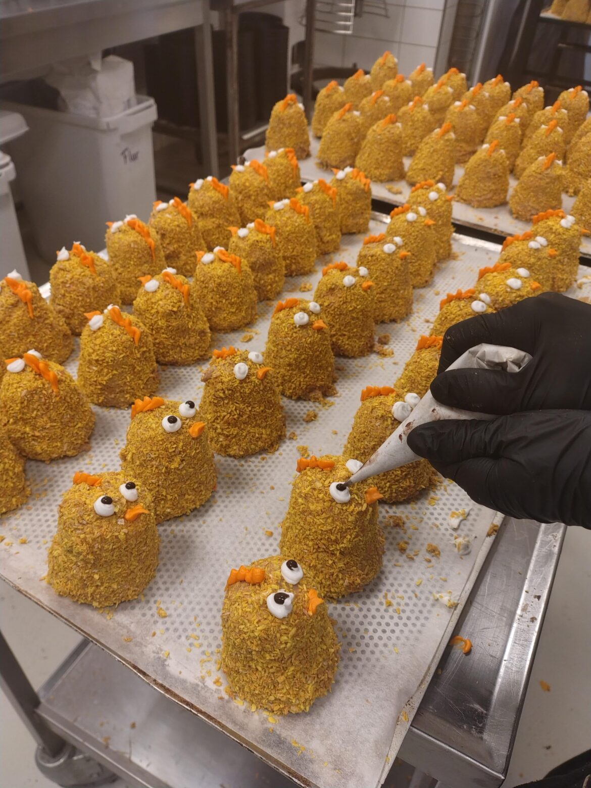 Chicks in the bakery!