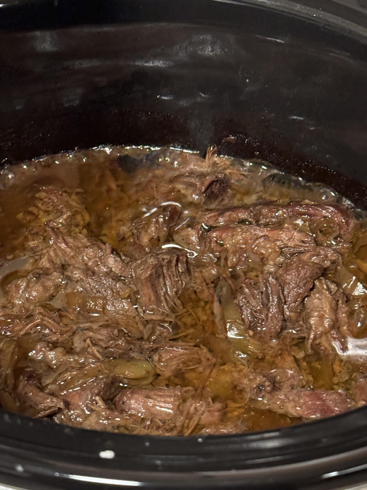 First time using a slow cooker - Mississippi pot roast