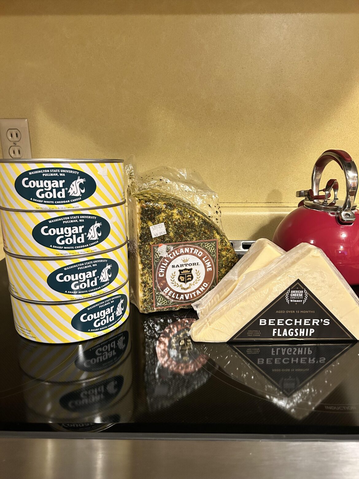 My wonderful husband took my hint from that other post about Cougar Gold and drove down to Salem, OR