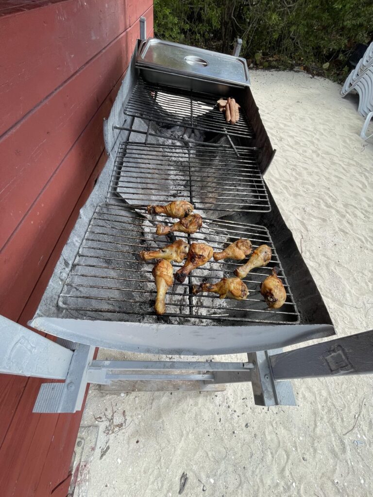 There wasn’t on the grill by the time I brought my phone out, but this beach side rice and chicken in Cuba was my lunch go-to for almost a week.