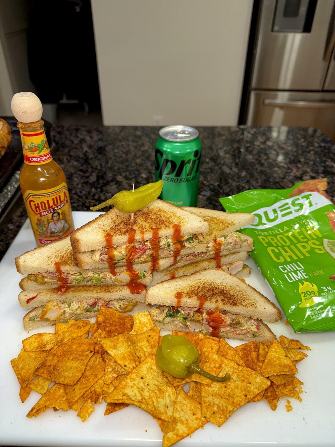 Chicken salad sandwiches