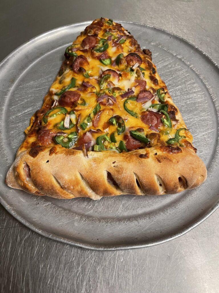 Couldn’t decide on  Chili’s cheese dogs or pizza….