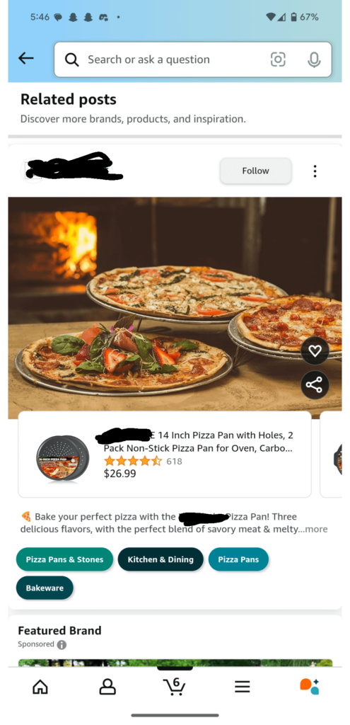 Saw this travesty while shopping for a new pizza pan