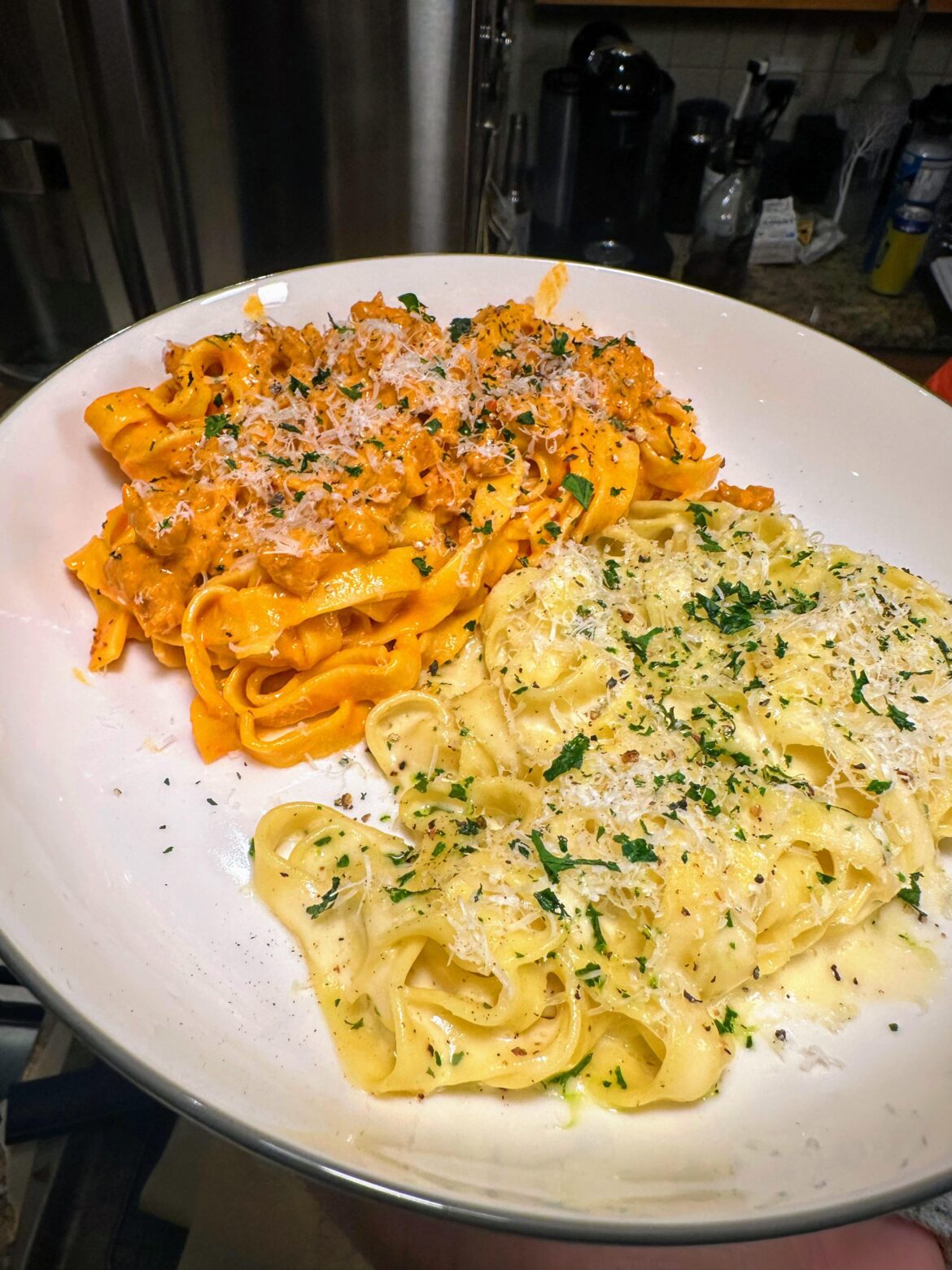 Spicy vodka / Alfredo
