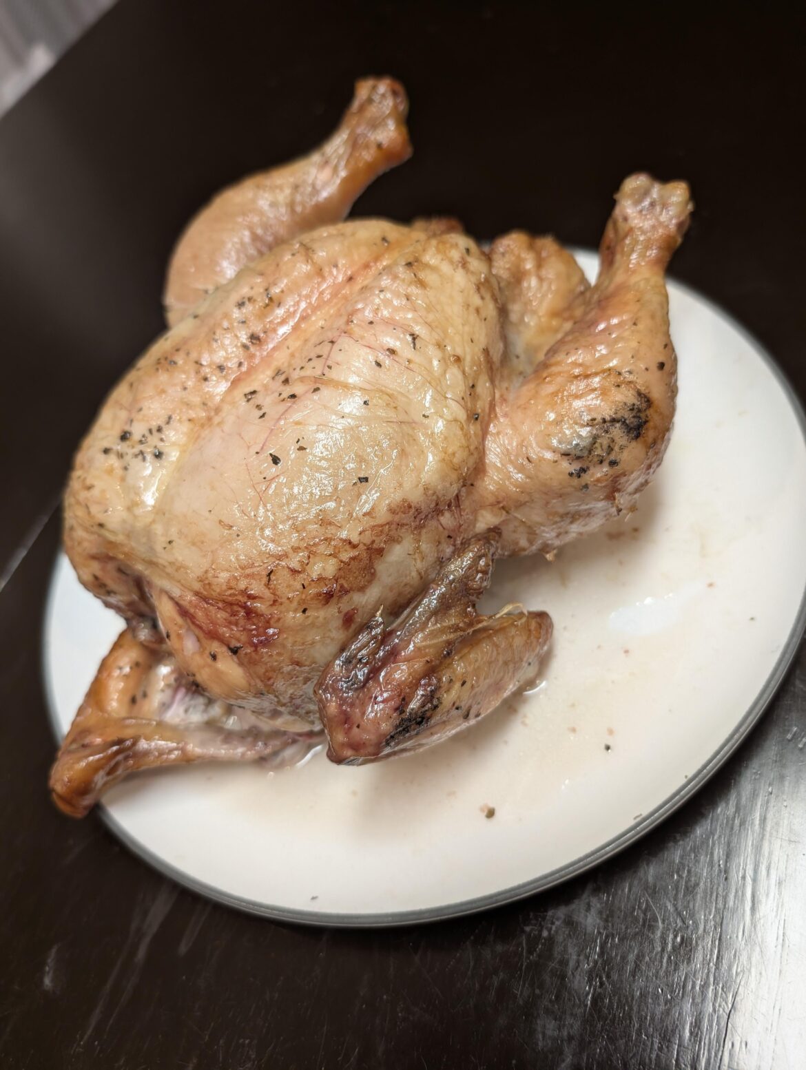 Crispy chicken skin?