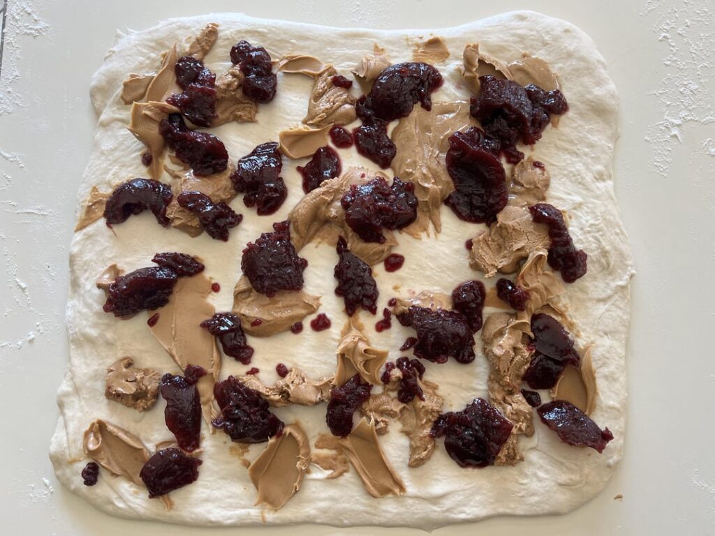 Made a pb&j sourdough haha