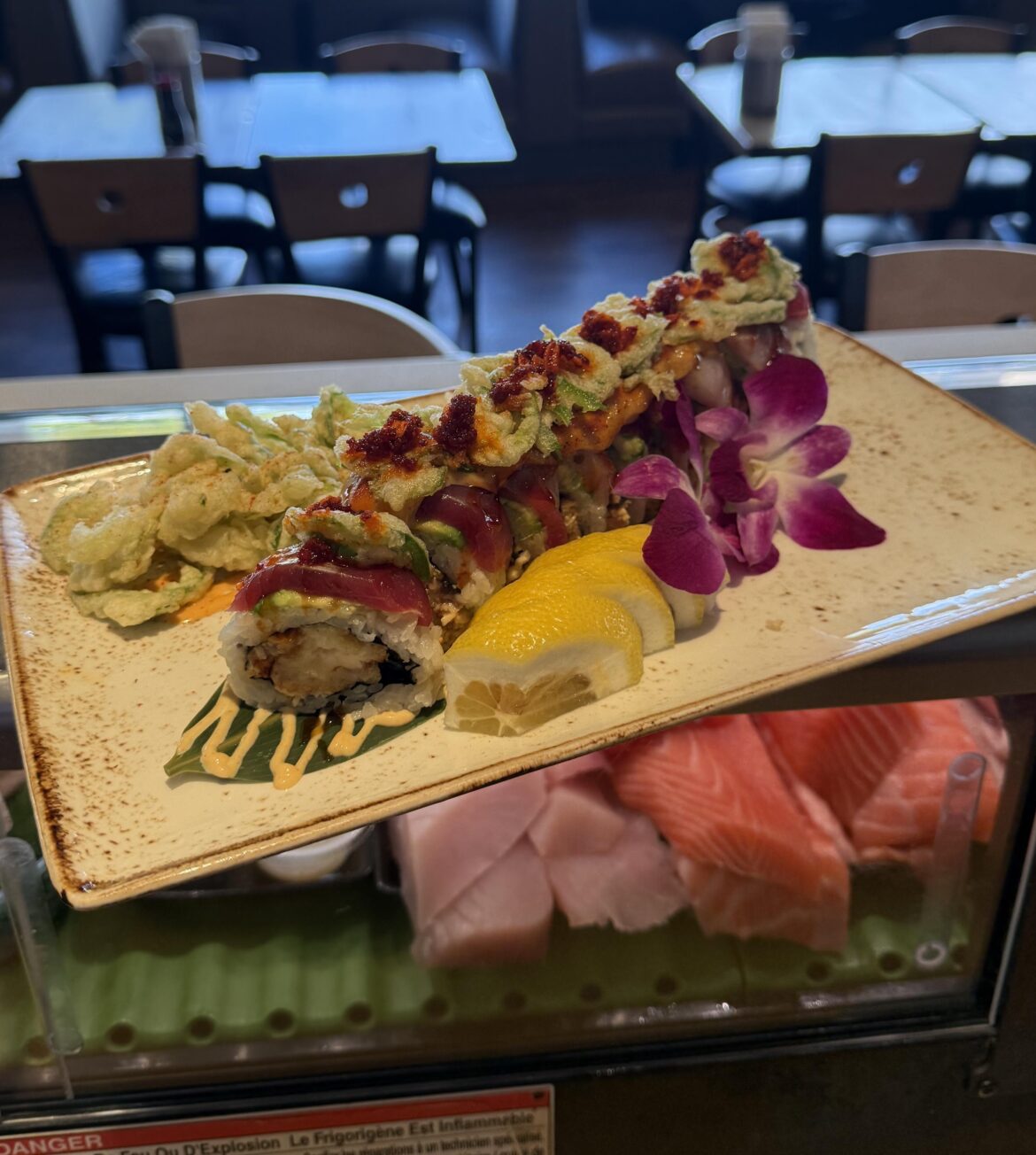 Spicy Lobster roll I make for a regular, would you try it?